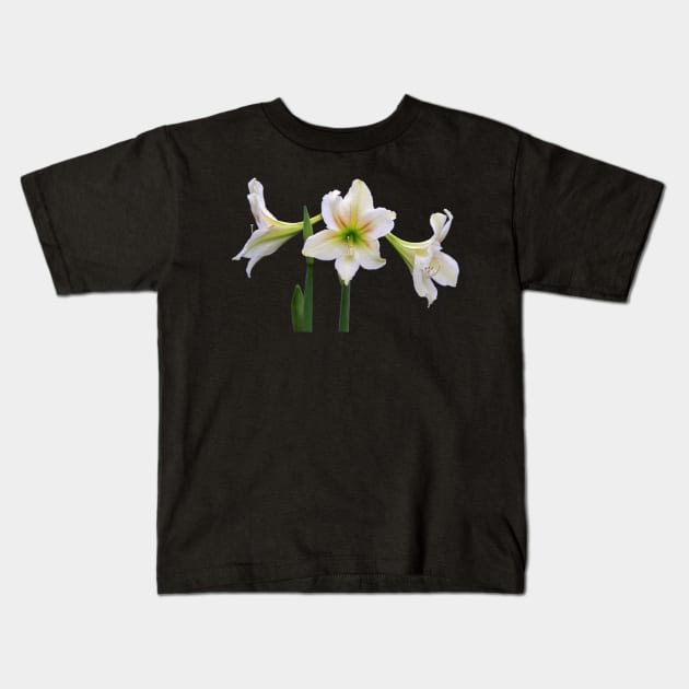 White Lily Kids T-Shirt by likbatonboot